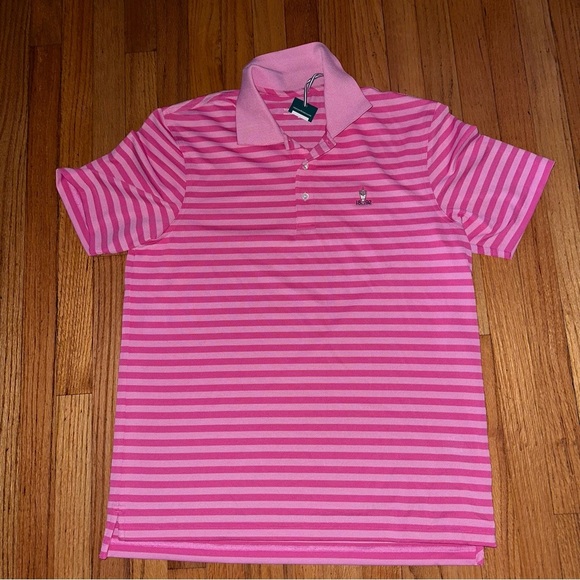 Vineyard Vines Other - Vineyard Vines Pink Striped Polo Shirt